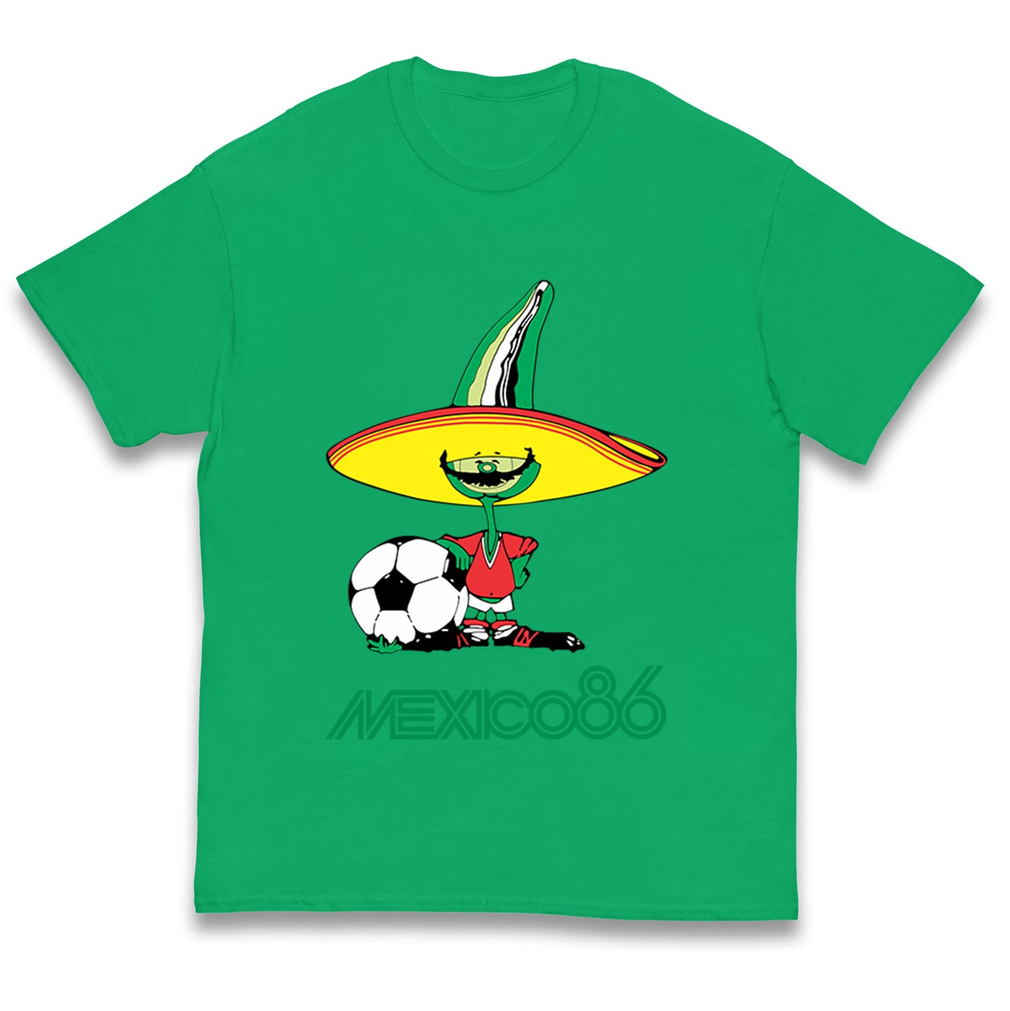 Mexico 86 Mascot Kids T Shirt