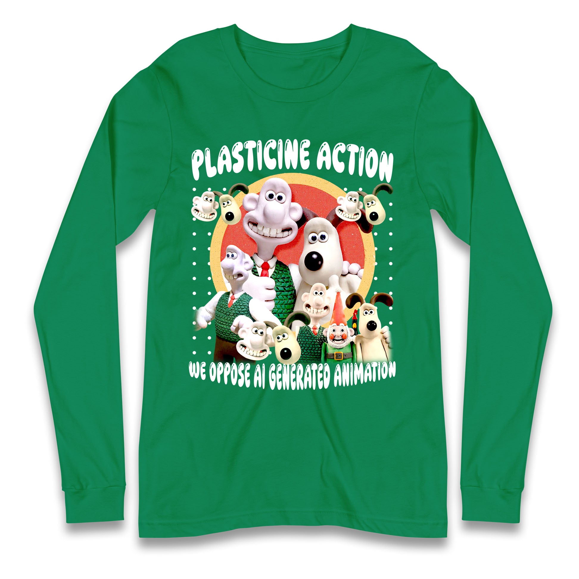 Plasticine Action Figure Longsleeve T Shirt