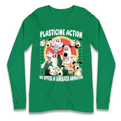 Plasticine Action Figure Longsleeve T Shirt
