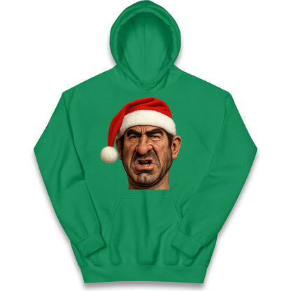 Eric Cantona Xmas Kids Hoodie