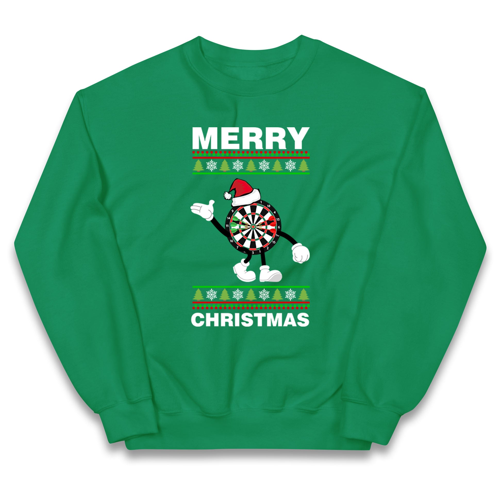 dartboard christmas santa costume jumper