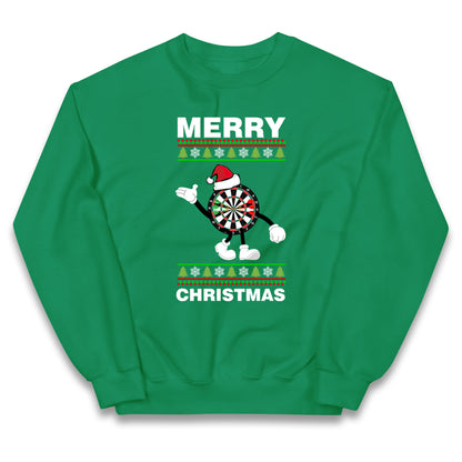 dartboard christmas santa costume jumper