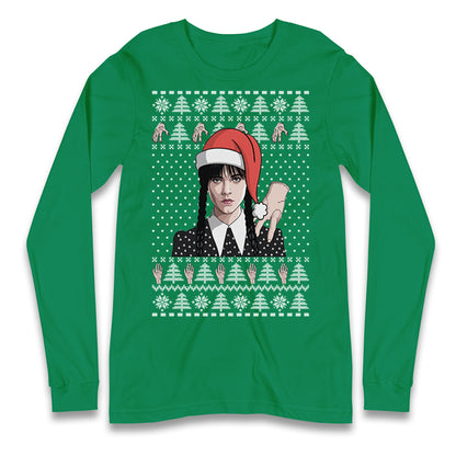 Wedensday Christmas Longsleeve T Shirt
