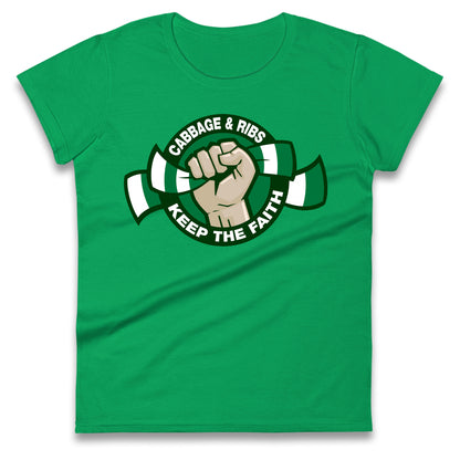 Hibernian Fans Football Ladies T Shirt