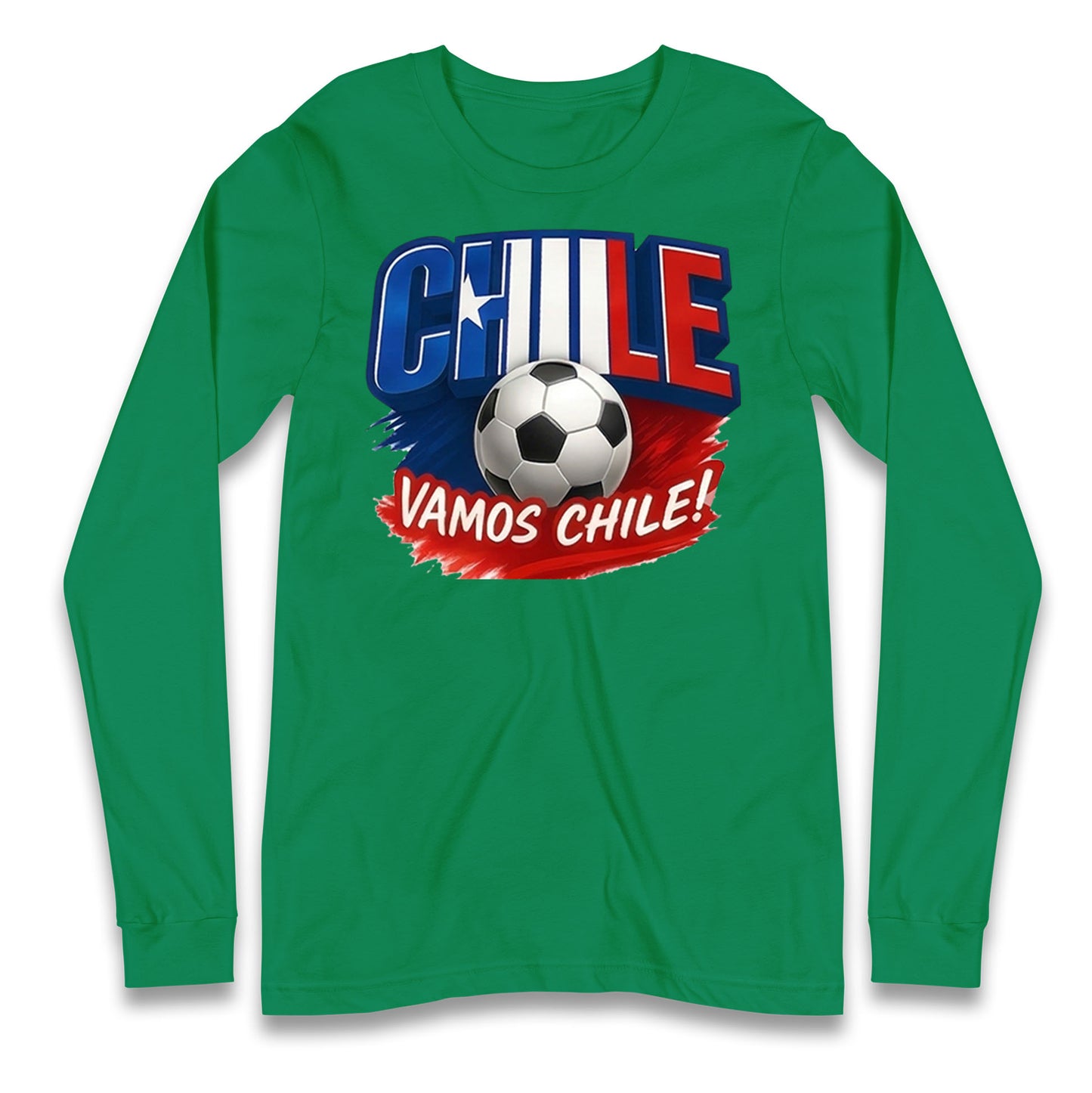 Chile Retro World Cup Longsleeve T Shirt