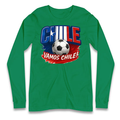 Chile Retro World Cup Longsleeve T Shirt