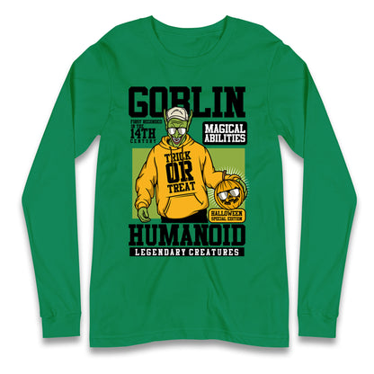 Goblin Trick Or Treat Long Sleeve Shirt