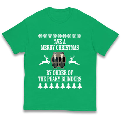 Peaky Blinders Christmas Kids T Shirt