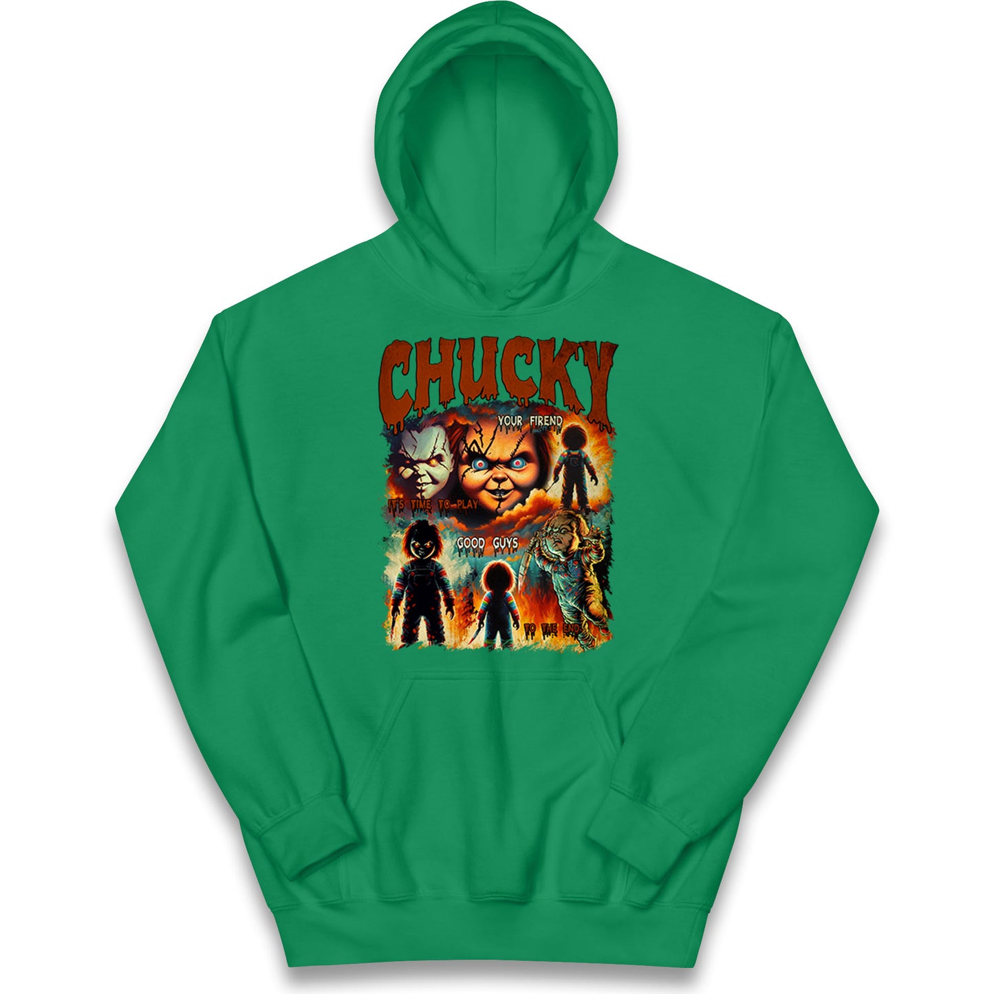 Chucky Doll Good Guys Halloween Bootleg Kids Hoodie