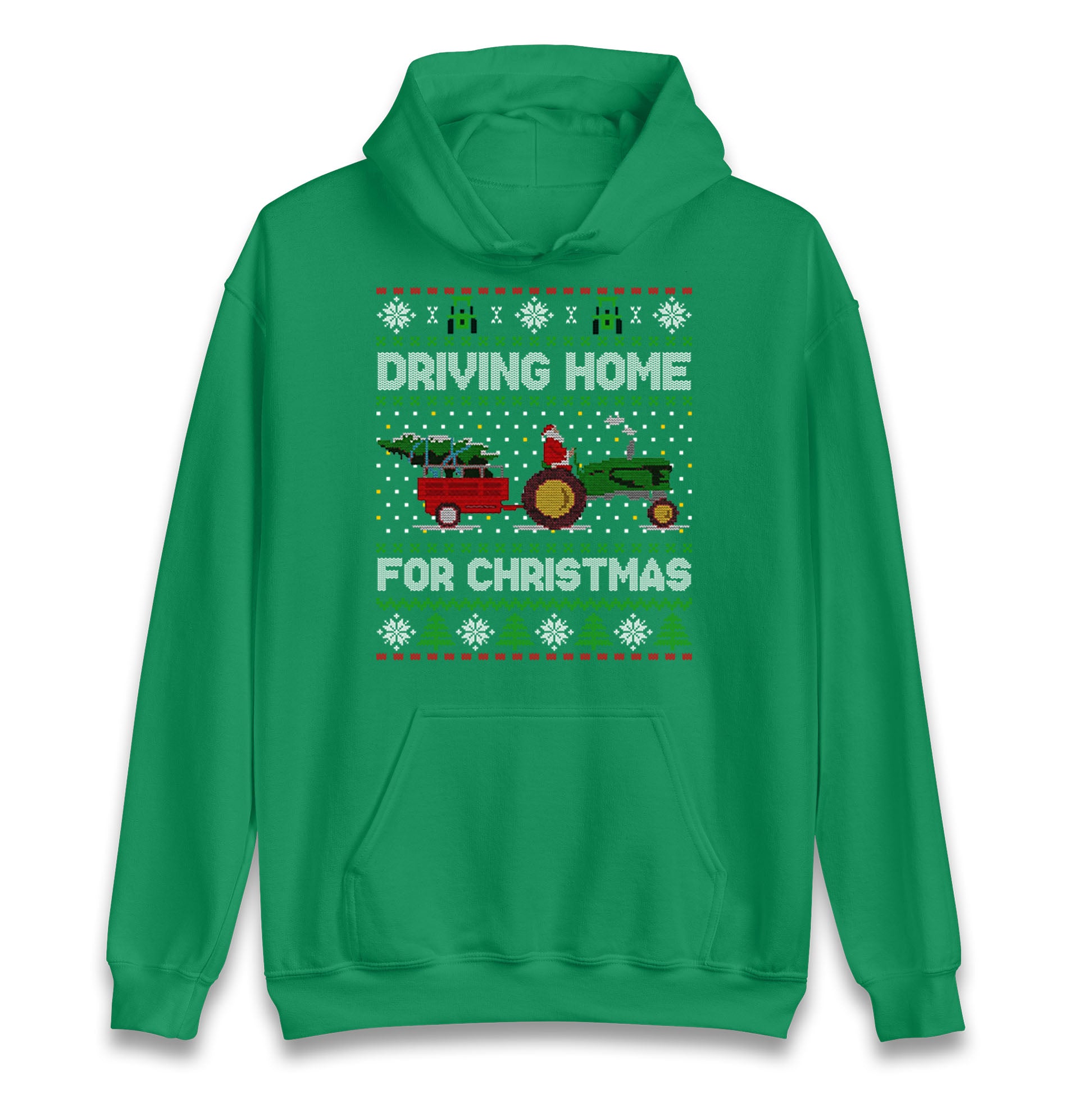 John Deere Christmas Hoodie 