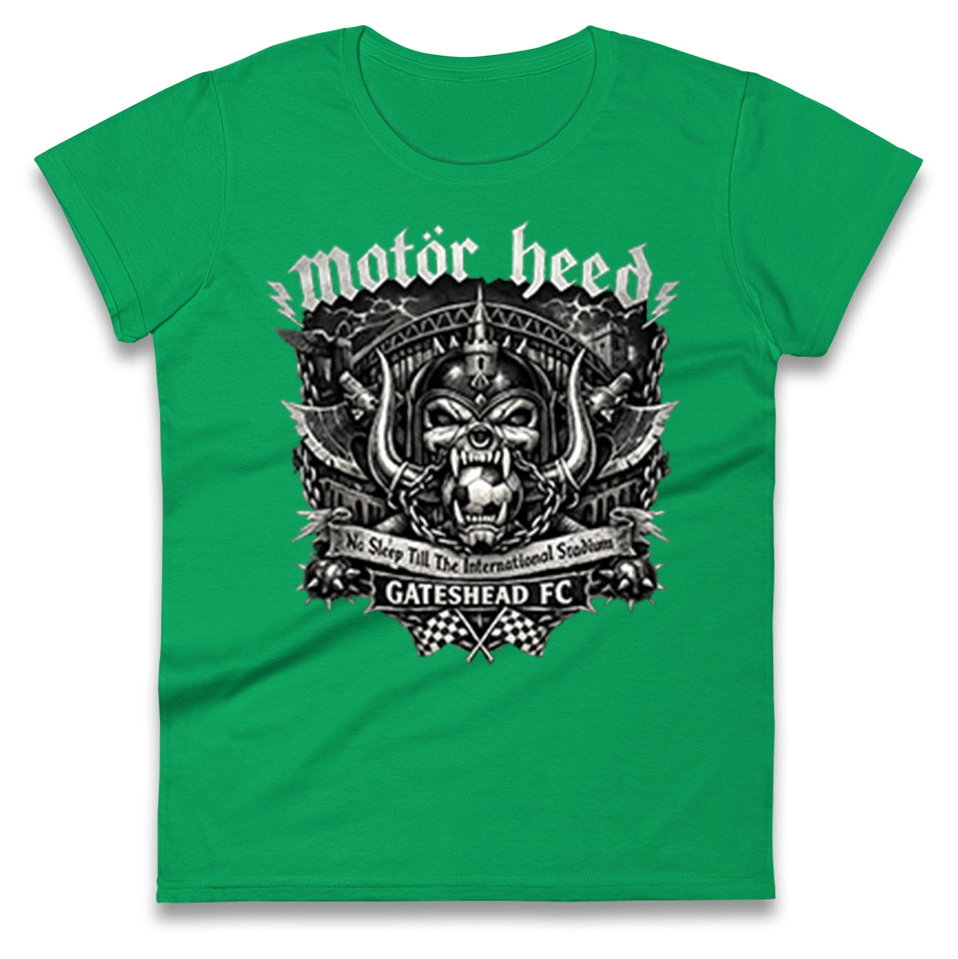 Gateshead Motor Heed Football Ladies T Shirt