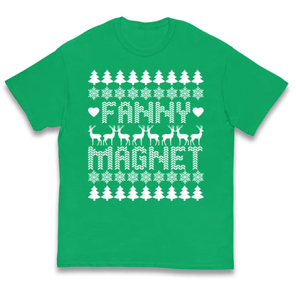 Fanny Magnet Christmas Kids T Shirt 
