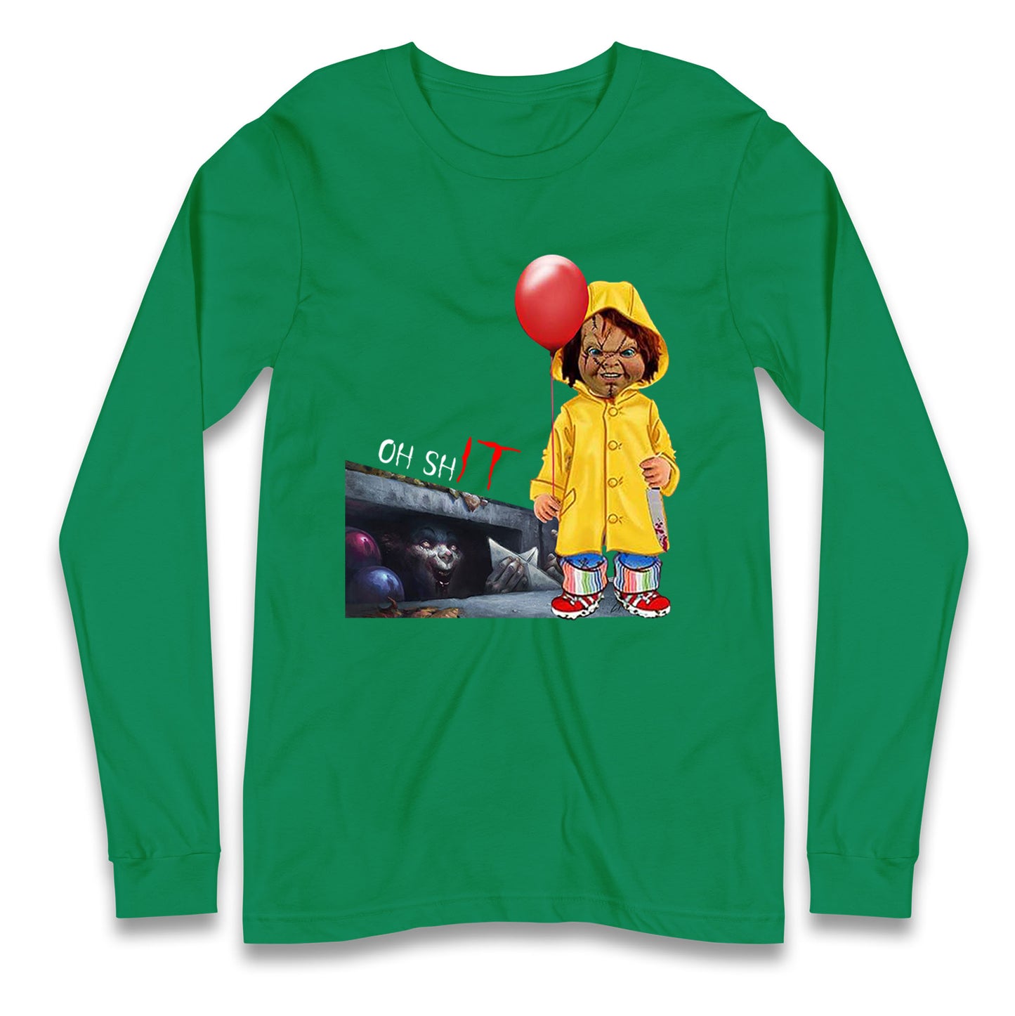 Chucky Doll Horror Halloween Long Sleeve T Shirt