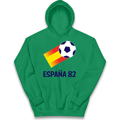 Spain 82 Naranjito Kids Hoodie