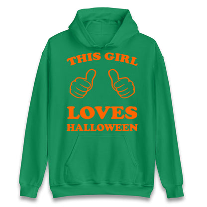 This Girl Loves Halloween Hoodie
