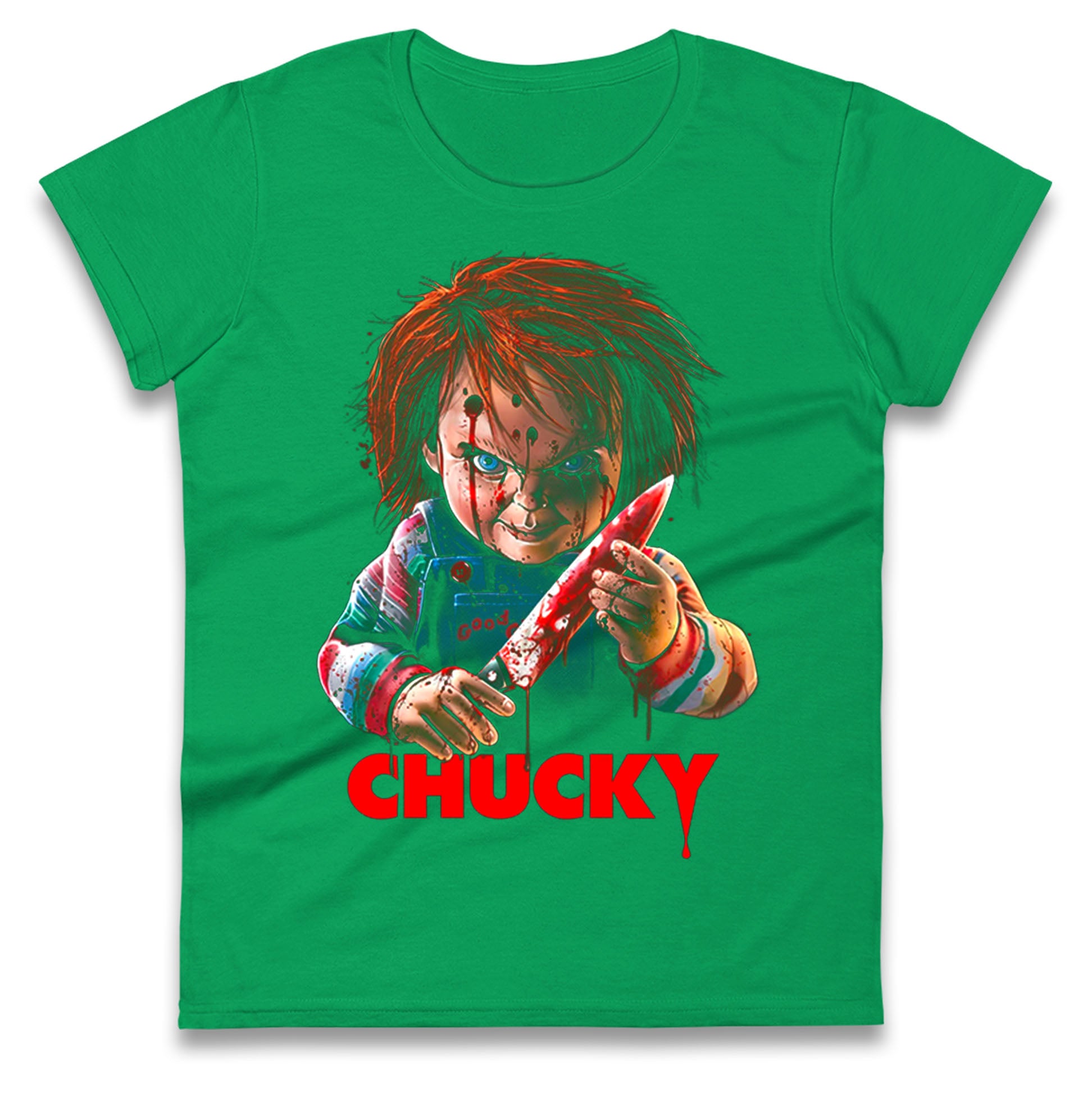 Chucky Childs Play Ladies T Shirt 