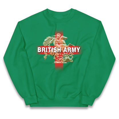 British Army St George & The Dragon Kids Jumper