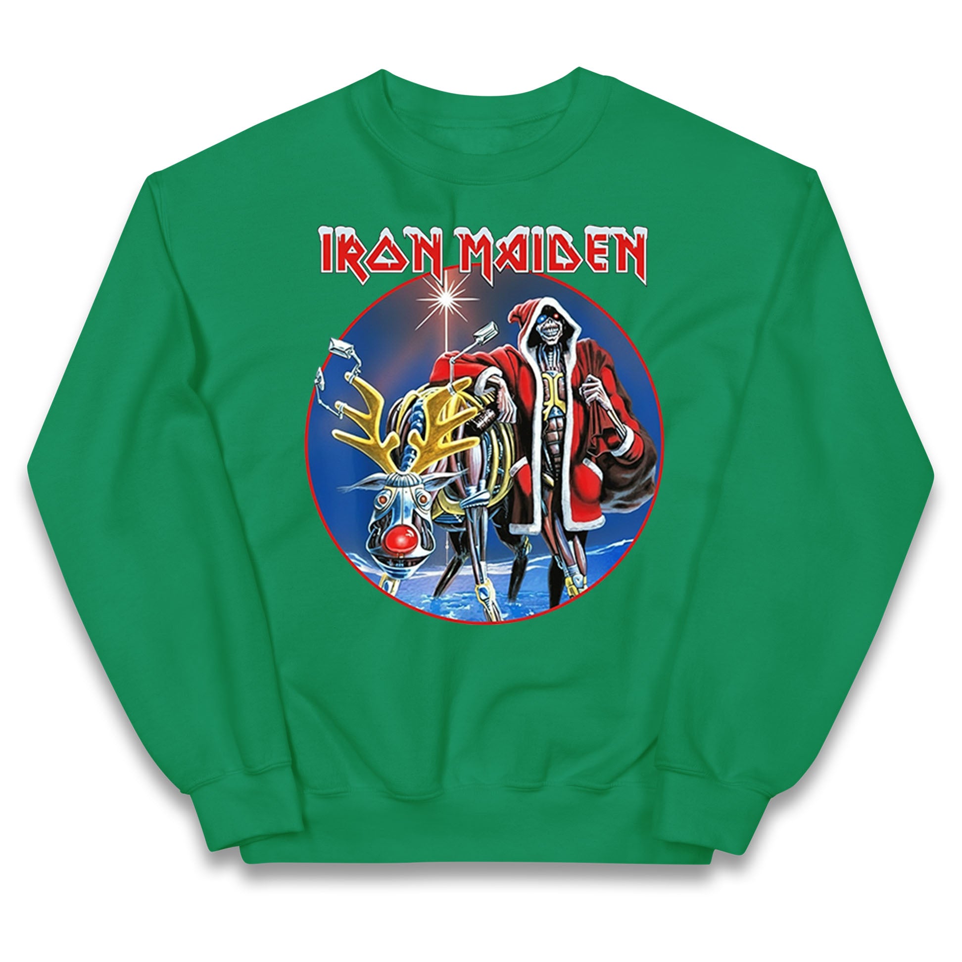 Iron Maiden Christmas Kids Jumper 