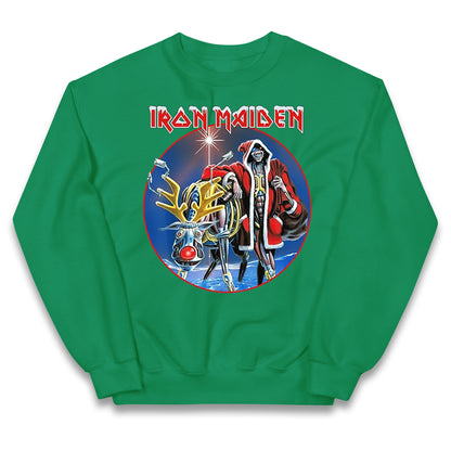 Iron Maiden Christmas Kids Jumper 