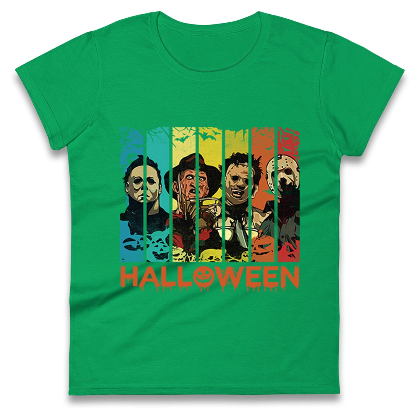 Vintage Villains Halloween Womens t shirts
