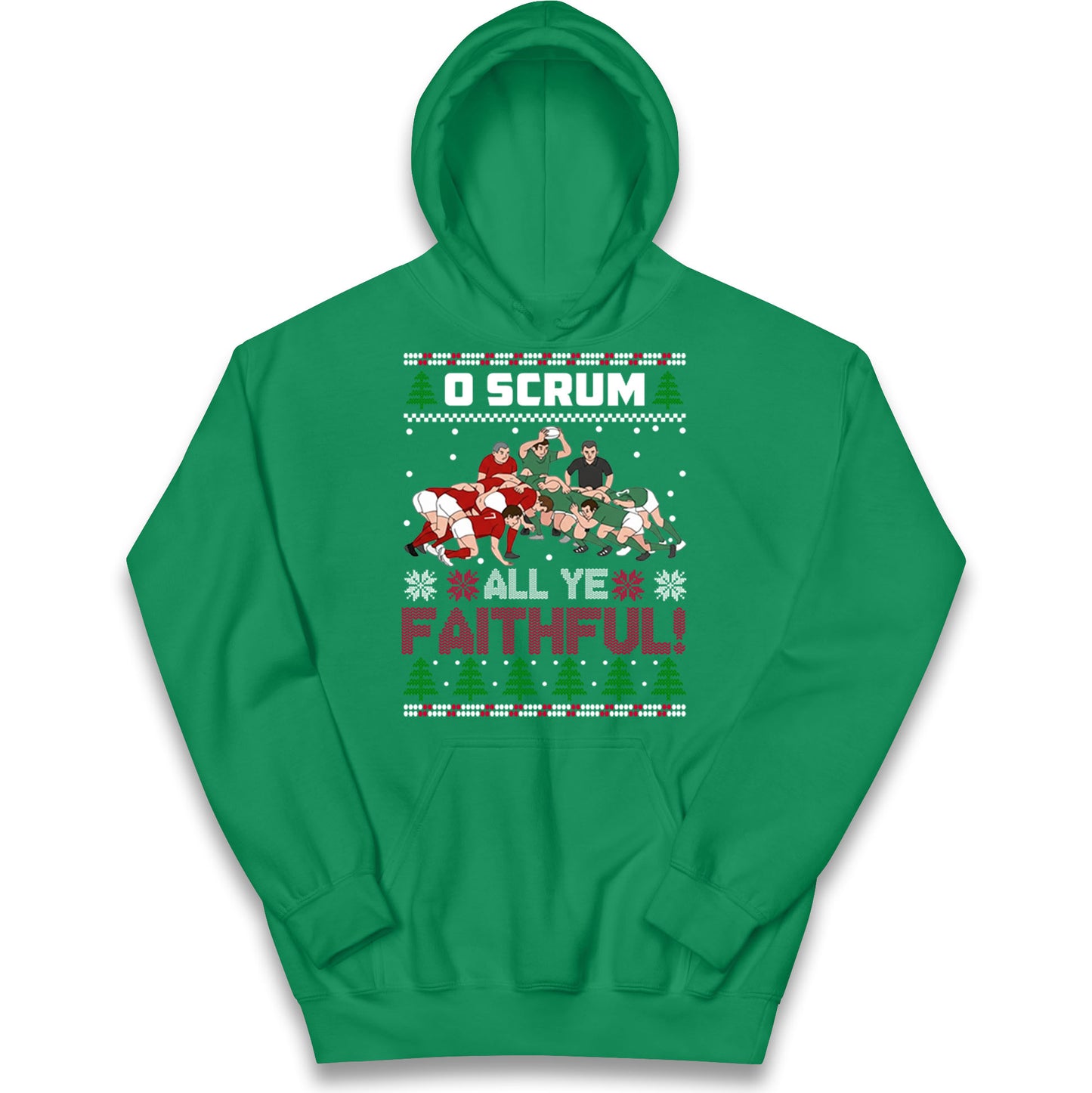 O Come All ye Faithfull Kids Hoodie 