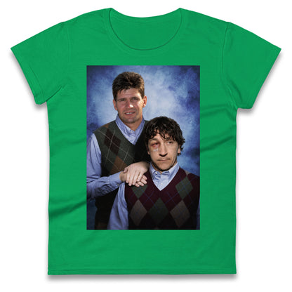 Brian Laws Ivano Bonetti Grimsby Town Step Brothers Ladies T Shirt