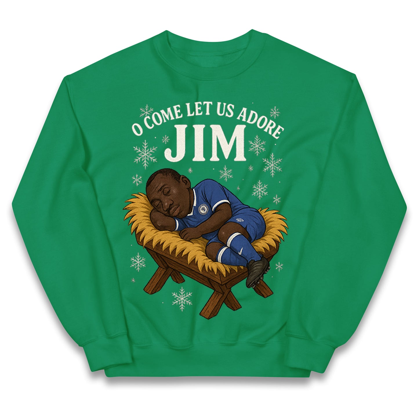Retro Chelsea Christmas Kids Jumper 