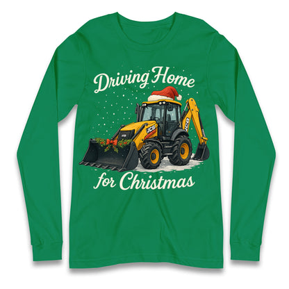 JCB Christmas Longsleeve T Shirt