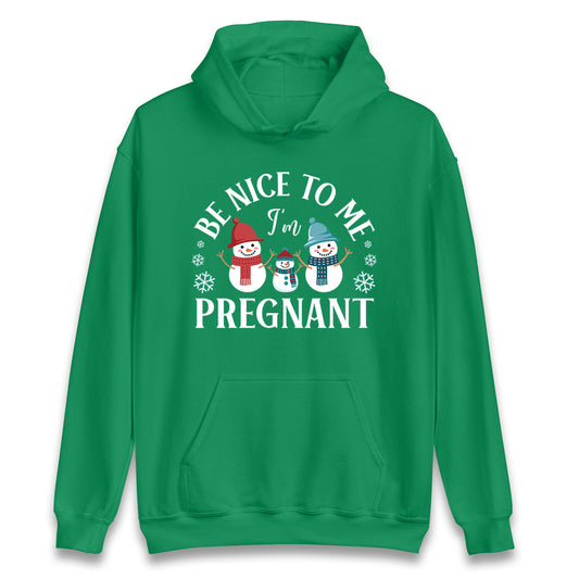 Pregnant At Christmas Hoodie