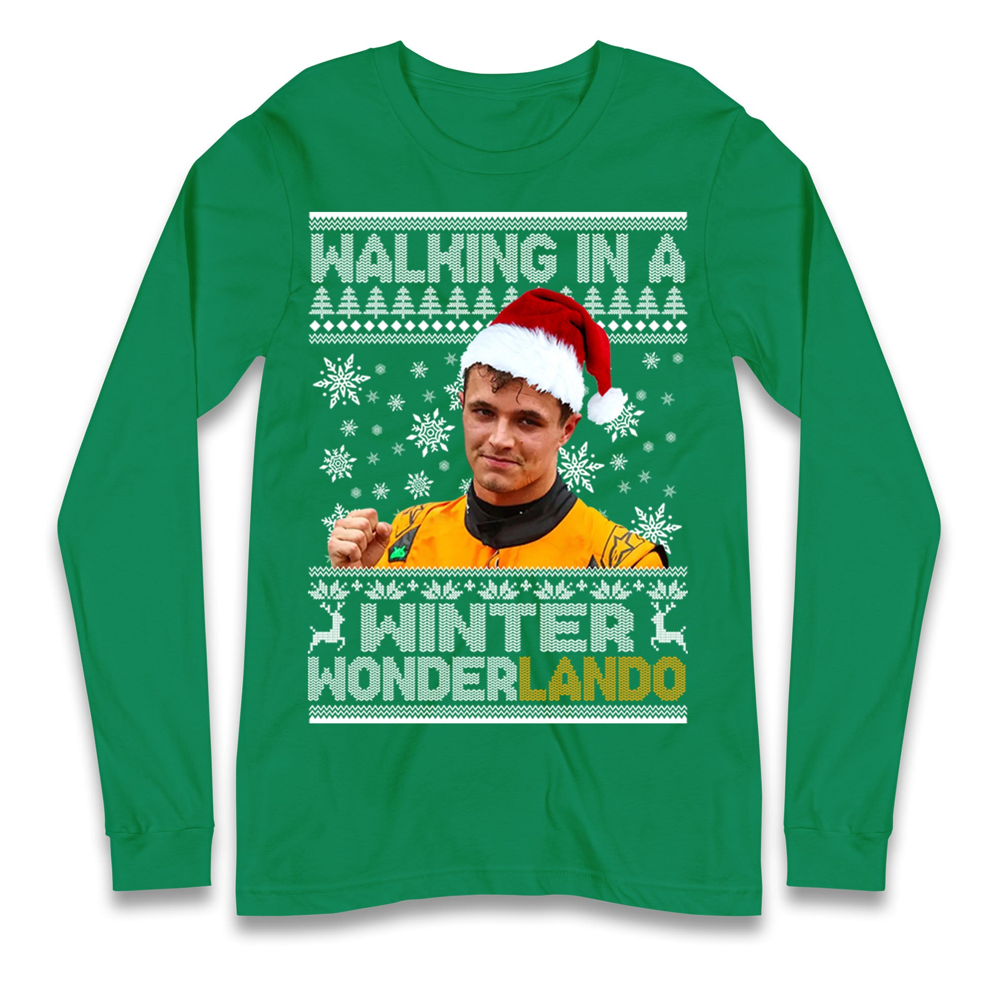 Lando Norris Christmas Longsleeve T Shirt