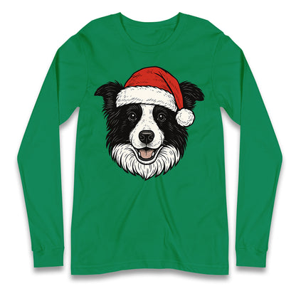 Border Collie Christmas Longsleeve T Shirt