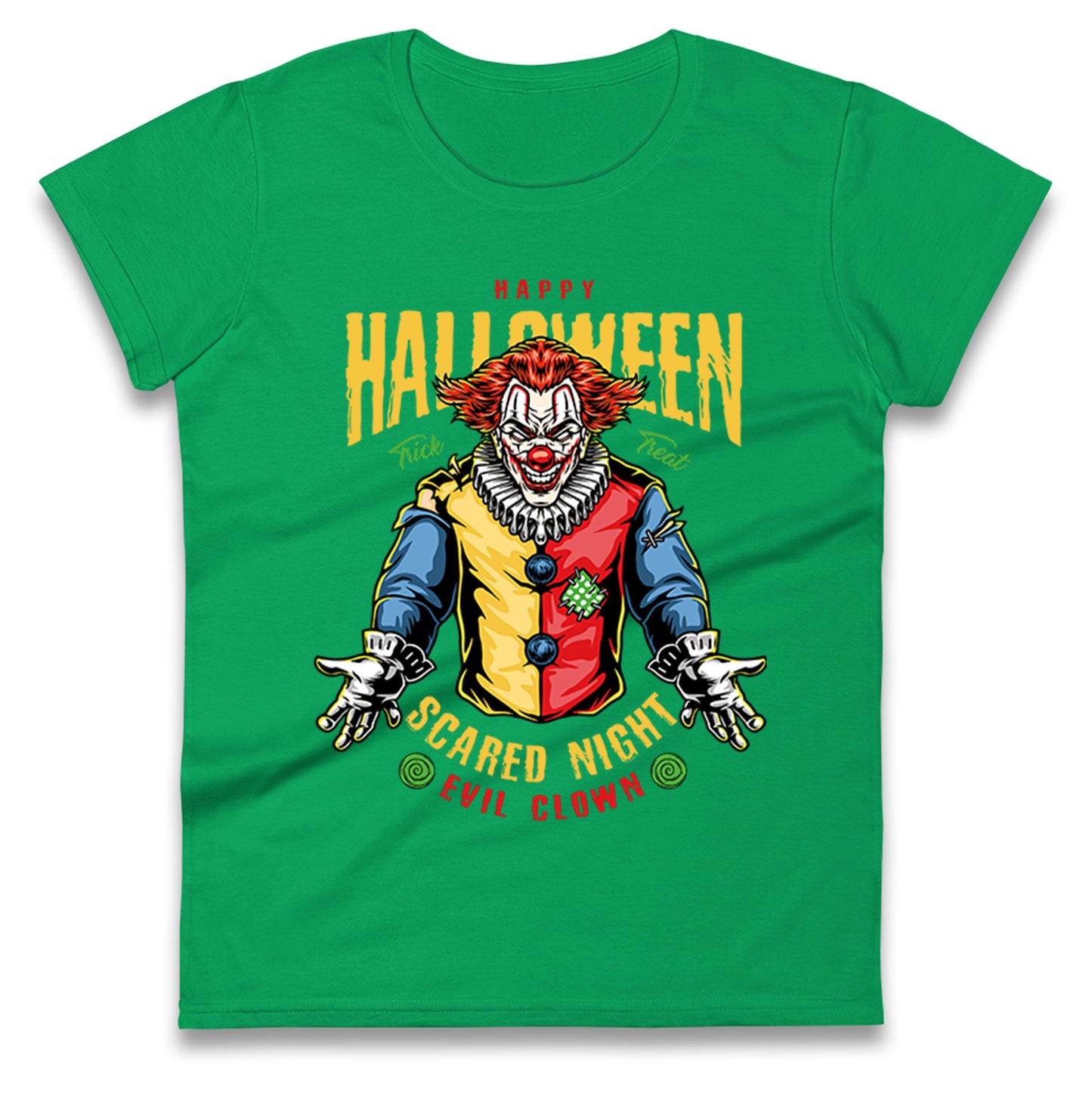 Halloween Clown Ladies T Shirt