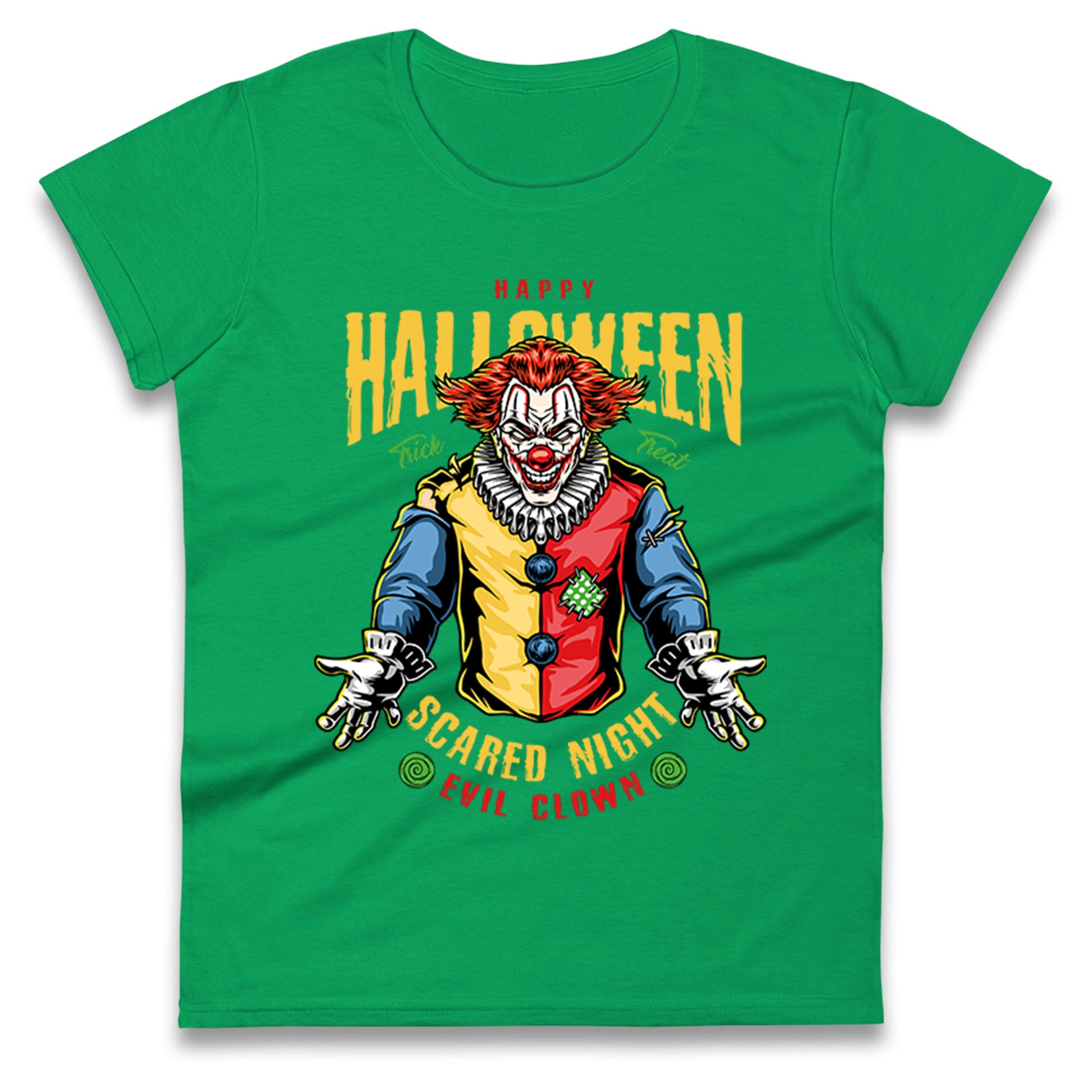 Halloween Clown Ladies T Shirt