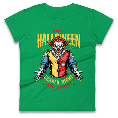 Halloween Clown Ladies T Shirt