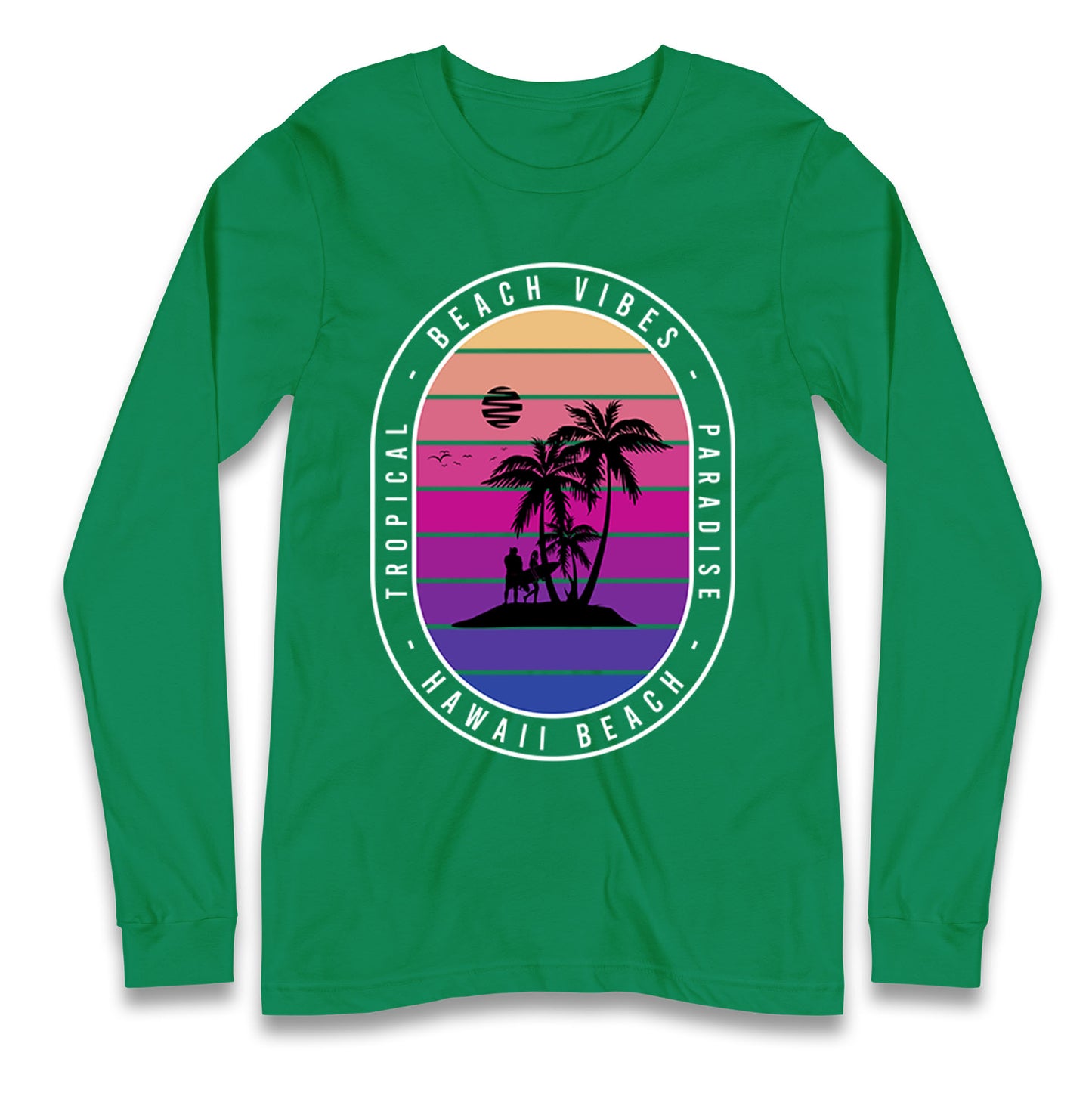 Hawaii Beach Longsleeve T Shirt