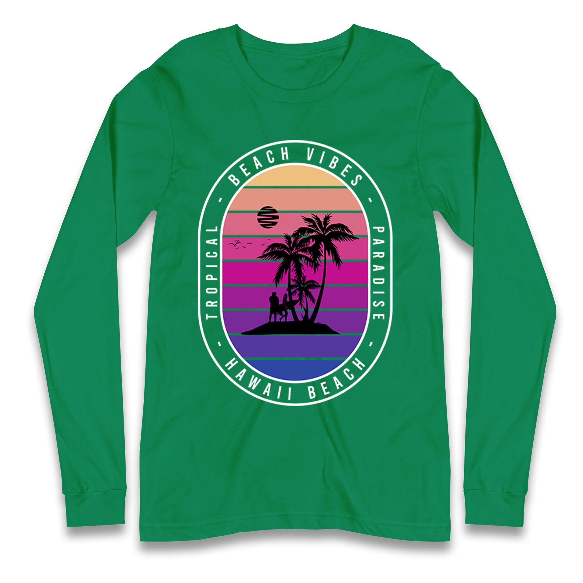 Hawaii Beach Longsleeve T Shirt