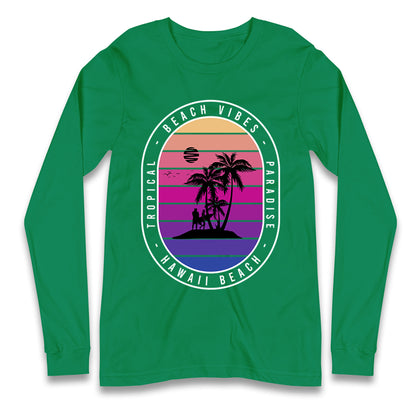 Hawaii Beach Longsleeve T Shirt