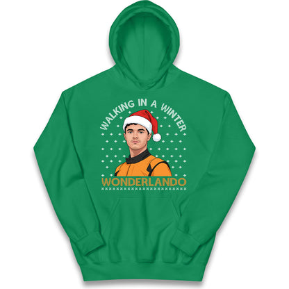 Lando Norris Christmas Kids Hoodie