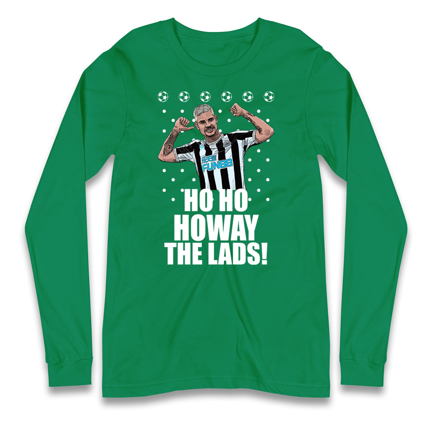 bruno guimaraes christmas long sleeve t shirt