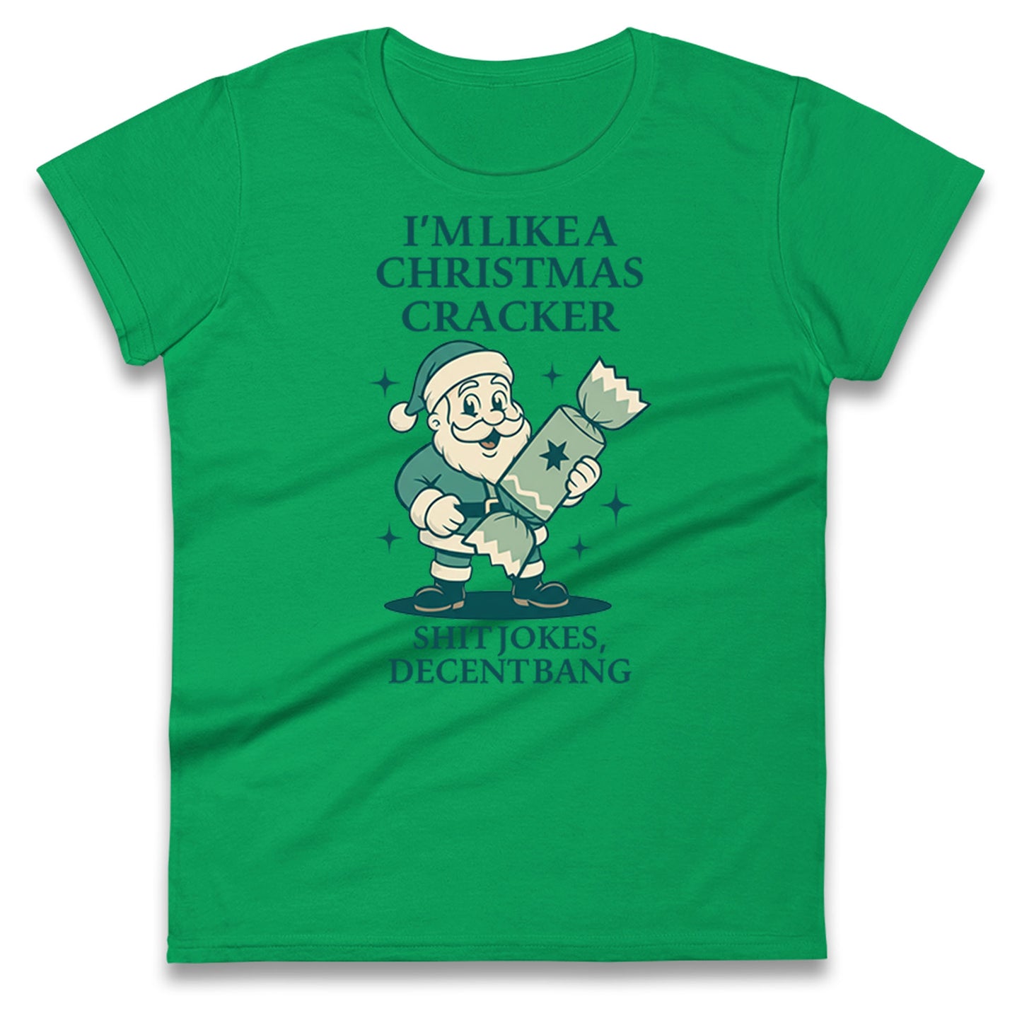 Christmas crackers Ladies T Shirt