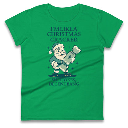 Christmas crackers Ladies T Shirt