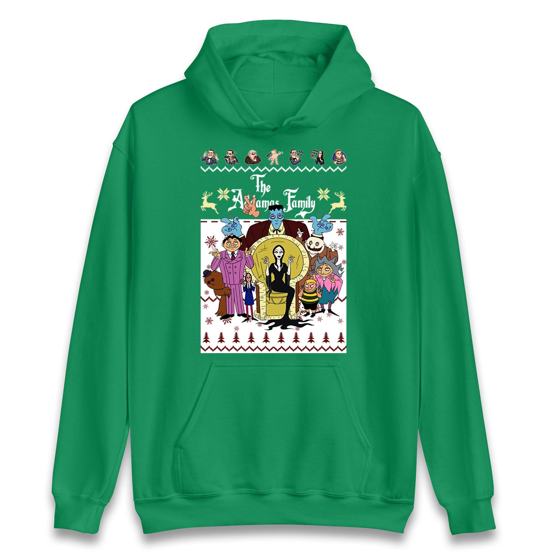 Scary Addams Christmas Hoodie