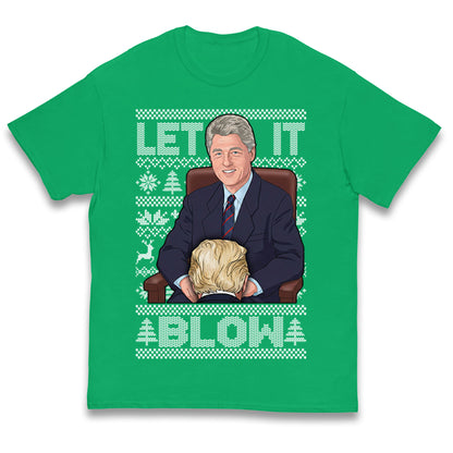 Bill Clinton Christmas Kids T Shirt