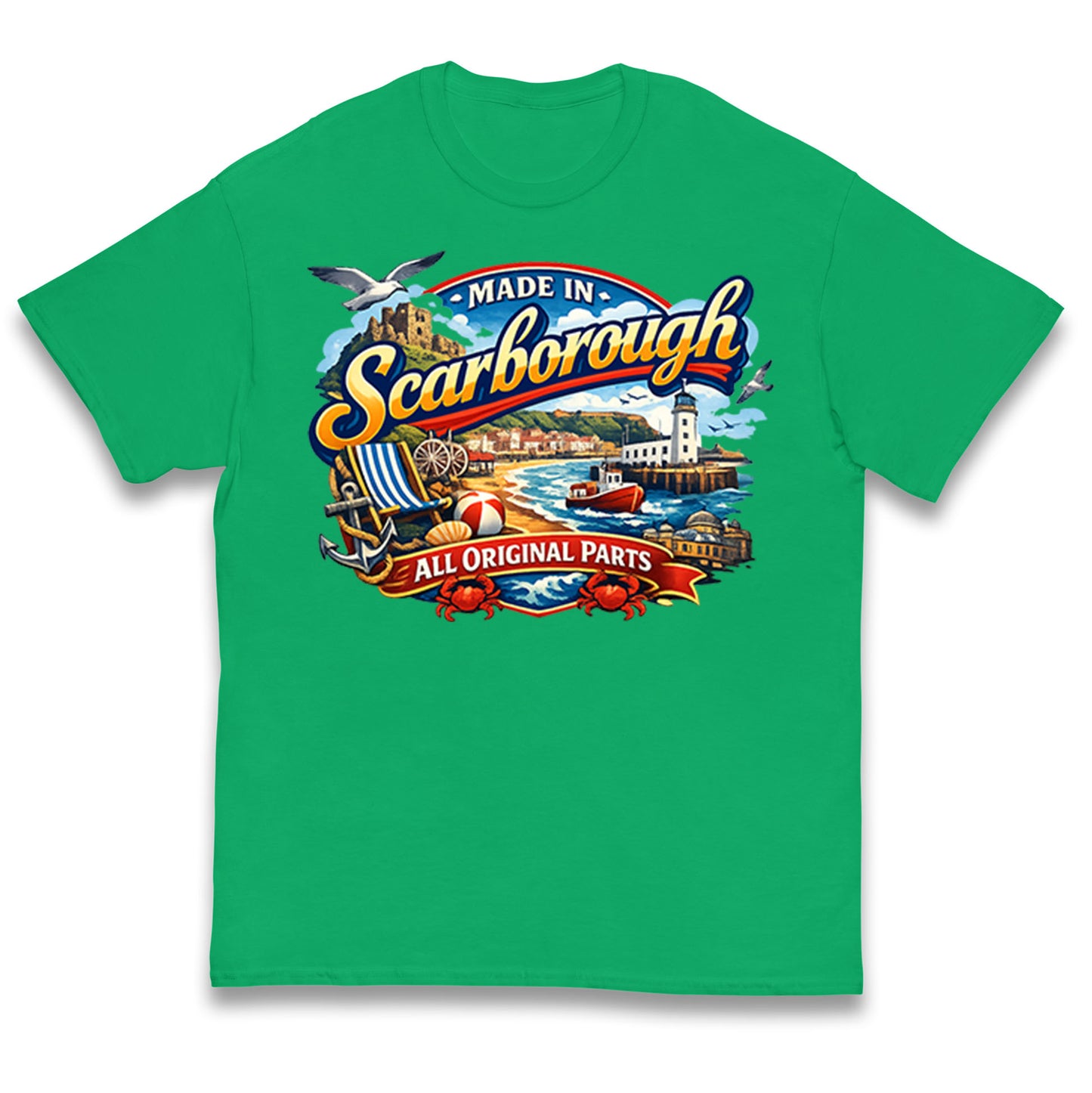 Made In Scarborough All Original Parts Kids T Shirt