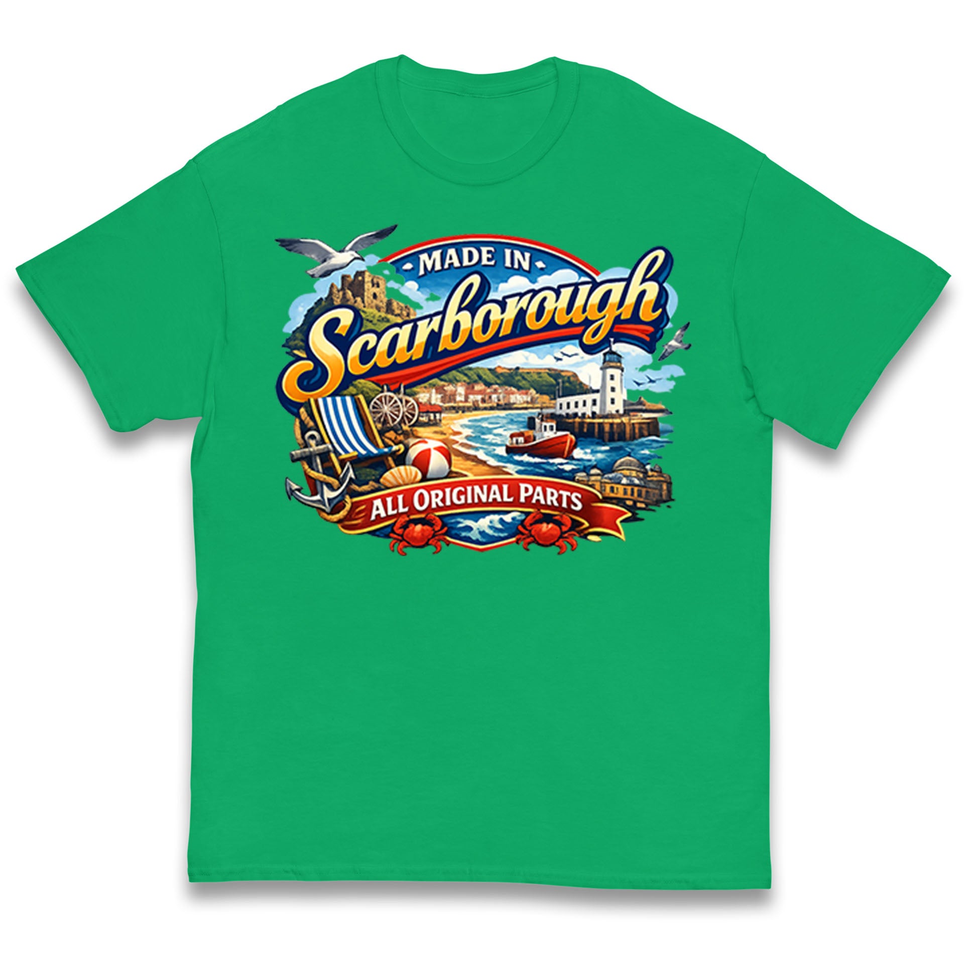 Made In Scarborough All Original Parts Kids T Shirt