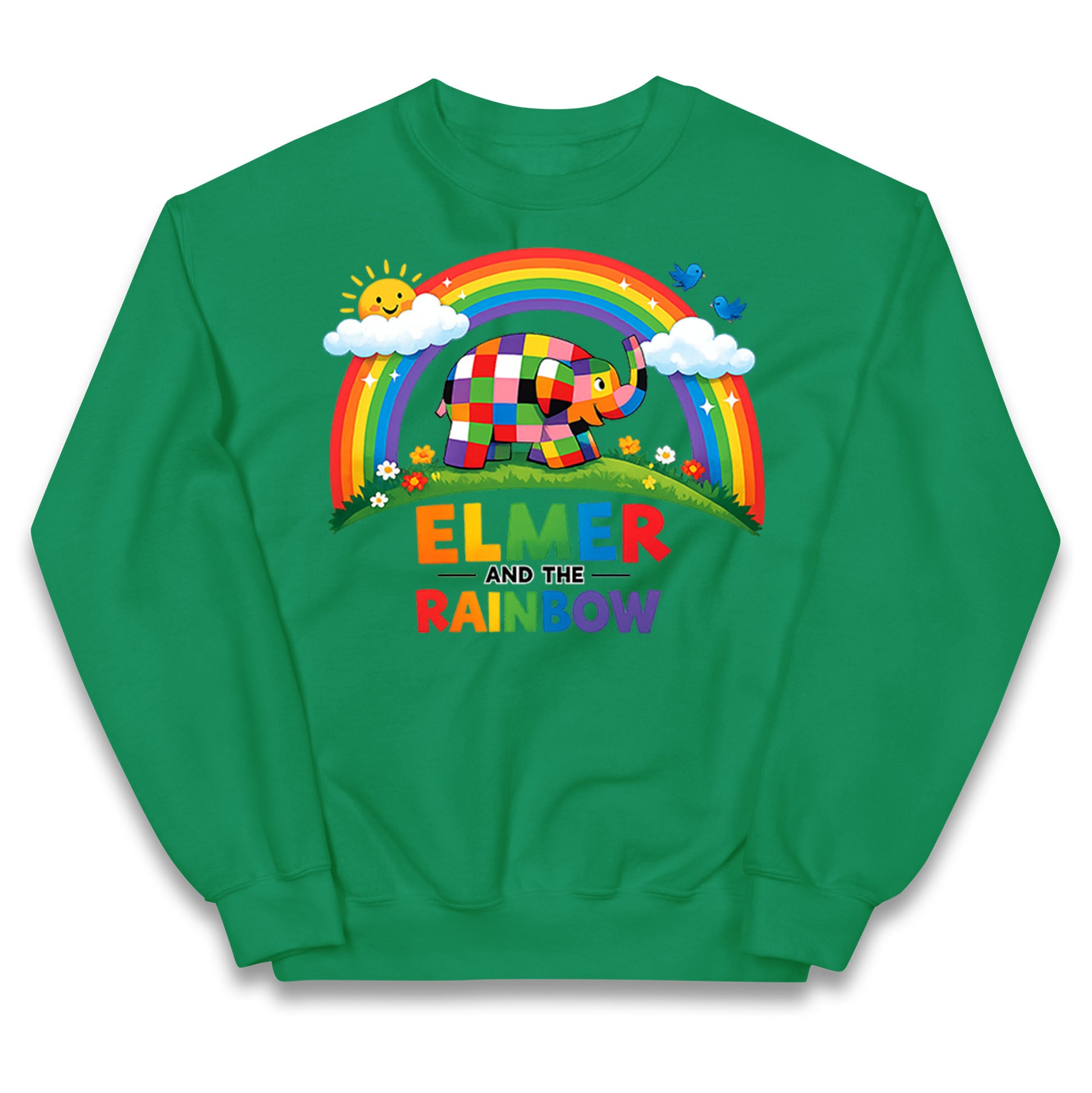 Elmer And The Rainbow Kids Jumper