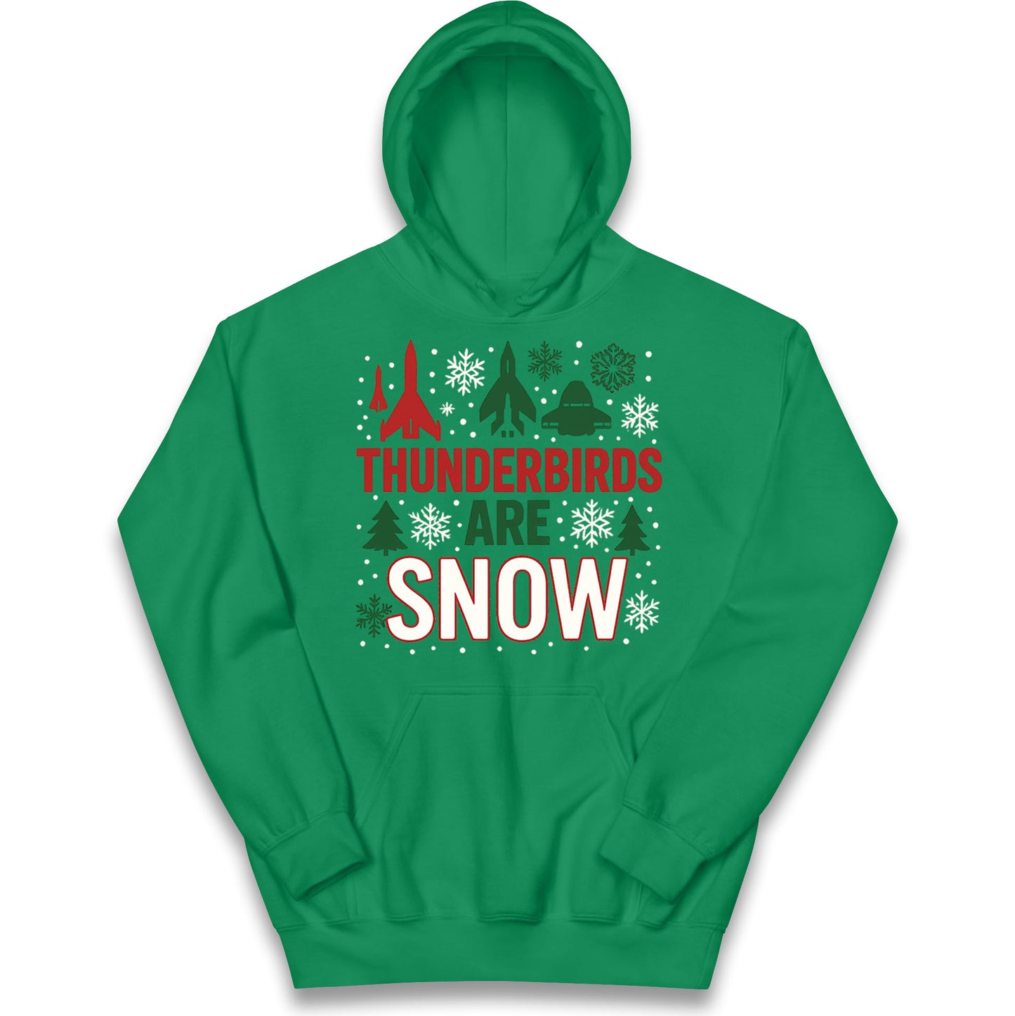 Thunderbirds Christmas Kids Hoodie