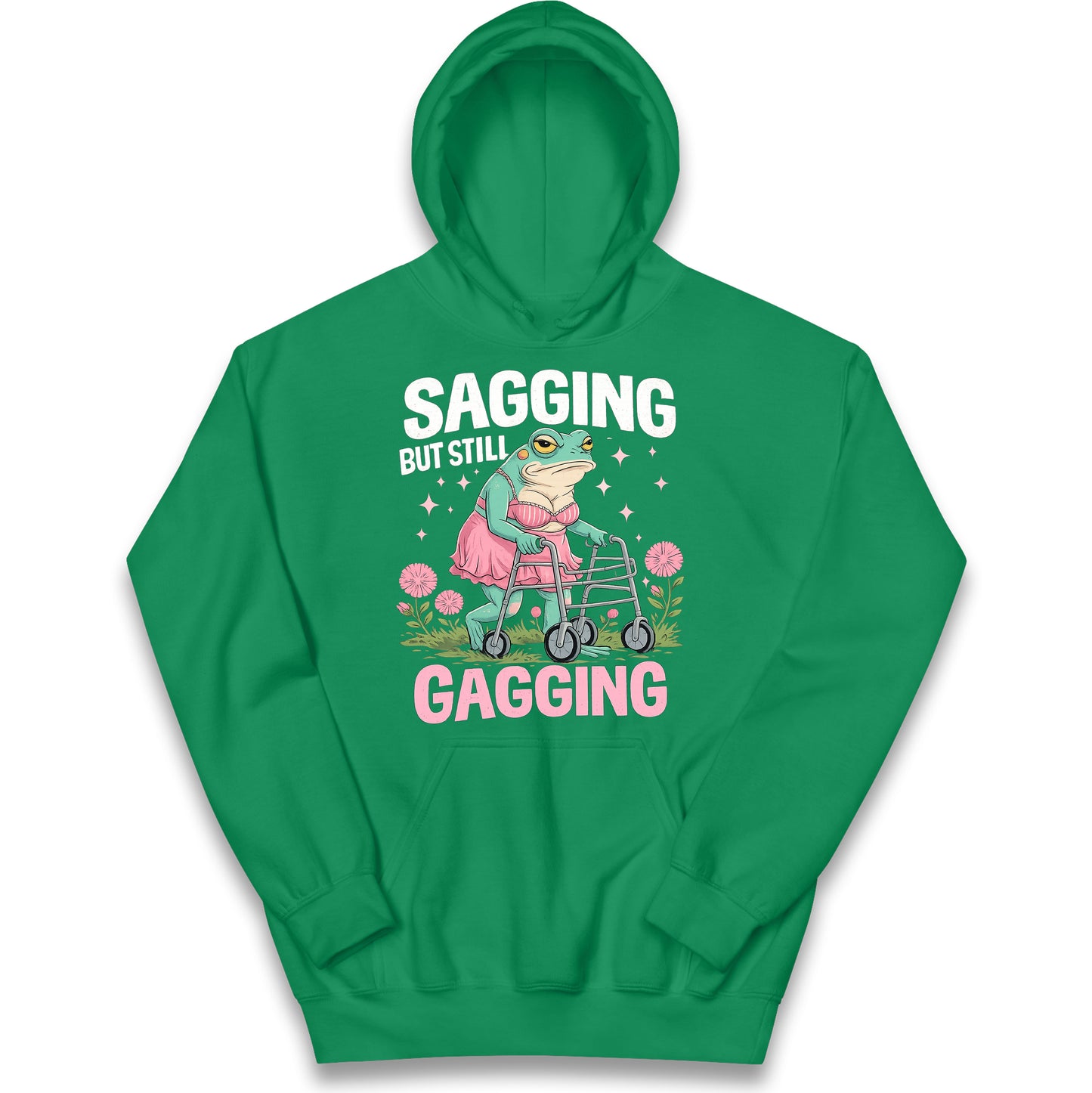Sagging But Still Gagging Kids Hoodie