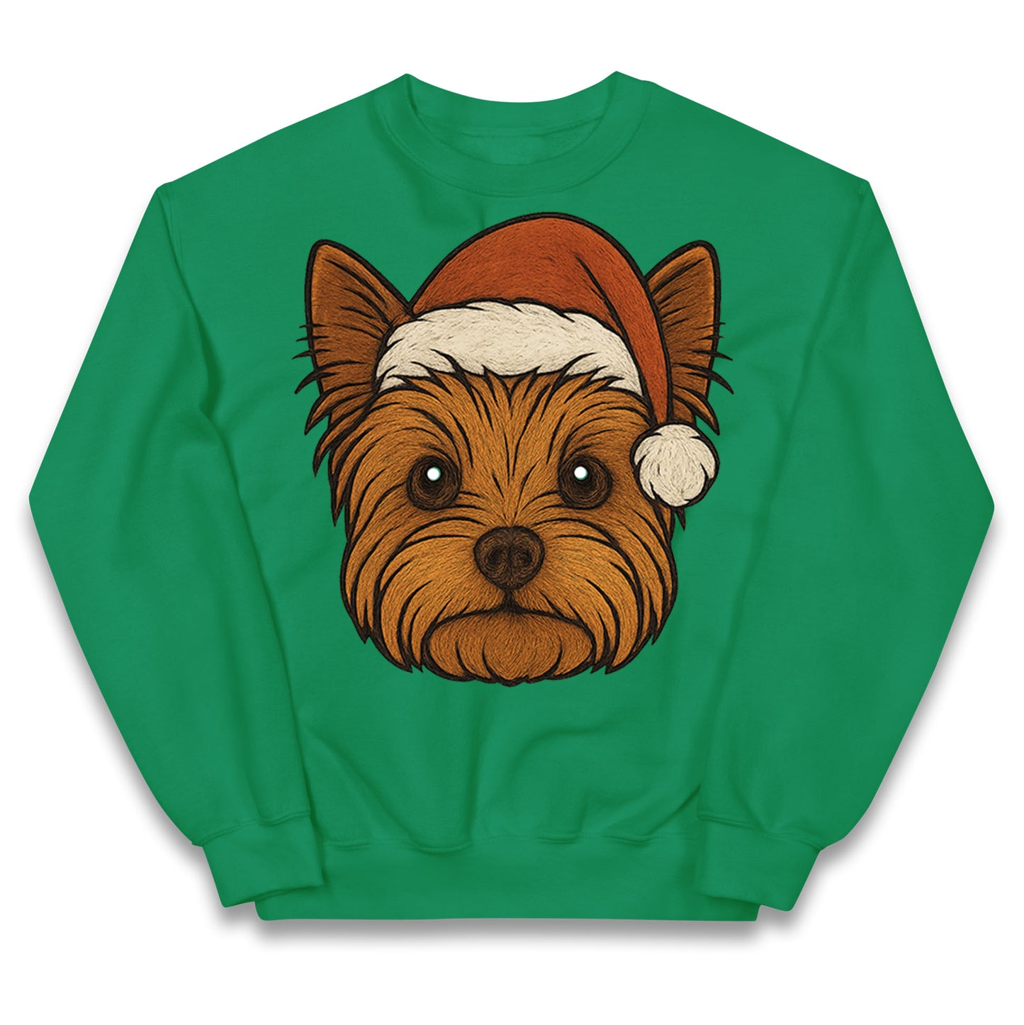 Yorkshire Terrier Christmas Kids Jumper