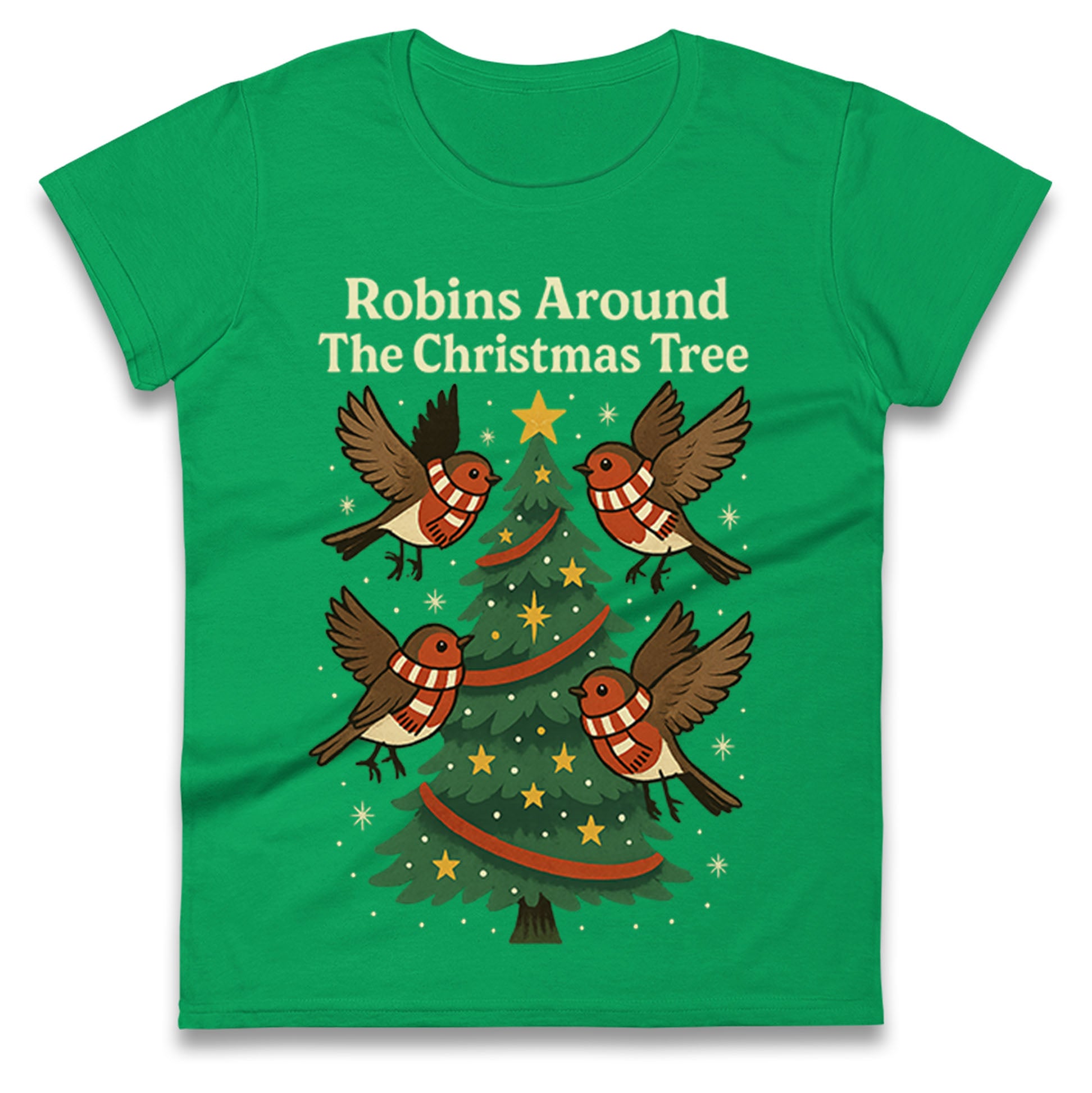 Bristol City Christmas Ladies T Shirt